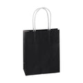 Torba papierowa 180x80x220mm z uchwytem skręcanym Premium - CZARNA Winners Gadzety