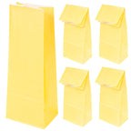 Torba papierowa klockowa ŻÓŁTE 100x70x280mm 1szt. Winners Gadzety