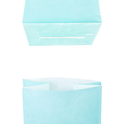 Torba papierowa klockowa NIEBIESKA 100x70x280mm 1szt. Winners Gadzety