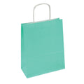 Torba papierowa 180x80x225mm z uchwytem skręcanym - ZIELONA PASTELOWA Winners Gadzety