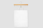 Torba papierowa 500x180x390mm z uchwytem skręcanym BIAŁA Winners Gadzety