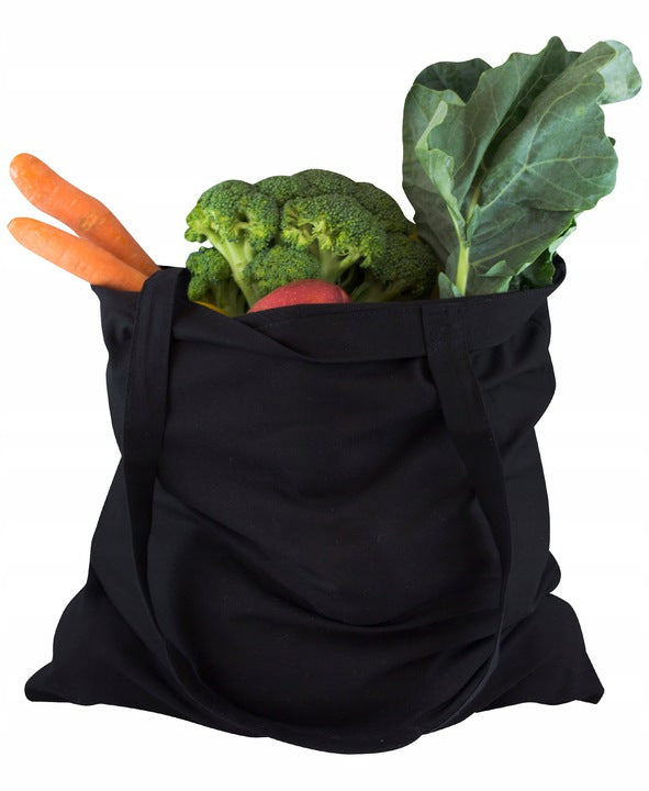 Torba bawełniana CZARNA 38x42 cm Uchwyt: 70 cm Winners Gadzety