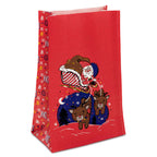 Torba papierowa świąteczna 16x8x27cm MIKOŁAJ I BAŁWAN Winners Gadzety