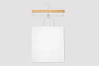 Torba papierowa 305x170x340mm z uchwytem skręcanym BIAŁA Winners Gadzety