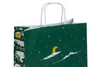 Torba papierowa świąteczna 24x10x32cm ZIELONA CHOINKA Winners Gadzety