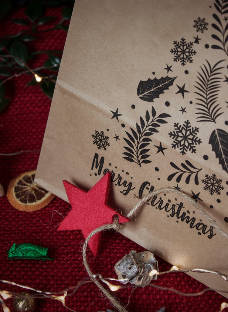 Torba papierowa świąteczna 18x8x23 MERRY CHRISTMAS Winners Gadzety