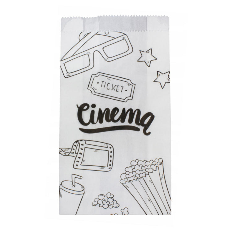 Torba papierowa na POPCORN- 100szt Winners Gadzety