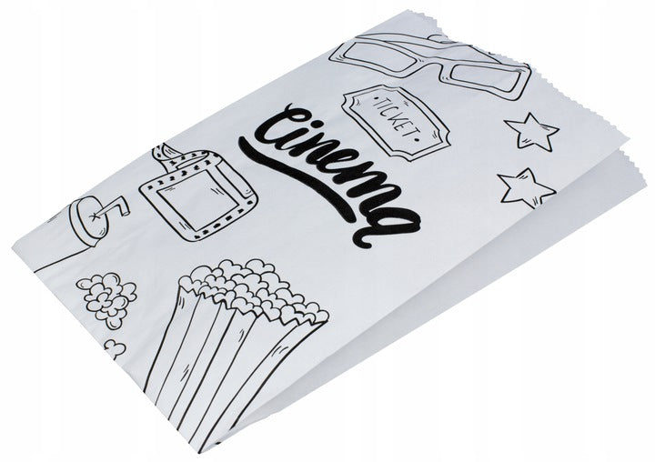 Torba papierowa na POPCORN- 100szt Winners Gadzety