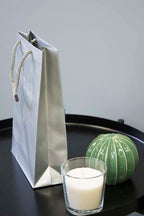 Torba laminowana z uchwytem sznurkowym - SREBRNA - 170x70x250mm Winners Gadzety
