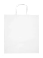 Torba papierowa 305x170x340mm z uchwytem skręcanym BIAŁA Winners Gadzety