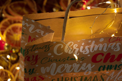 Torba papierowa świąteczna 18x8x22cm MERRY CHRISTMAS Winners Gadzety