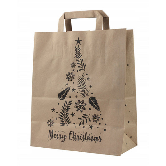 Torba papierowa świąteczna 26x14x32 MERRY CHRISTMAS Winners Gadzety