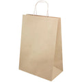 Torba papierowa 320x120x410mm z uchwytem skręcanym BRĄZOWA Winners Gadzety