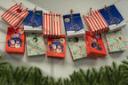 Eko kalendarz adwentowy DIY 24szt naklejki Winners Gadzety