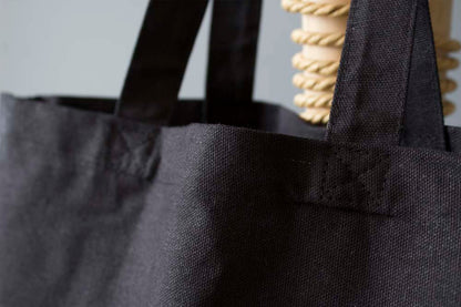 Torba bawełniana CZARNA 38x8x42 cm Uchwyt: 70 cm Winners Gadzety