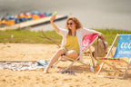 Leżak drewniany z nadrukiem SYRENKA Winners Gadzety