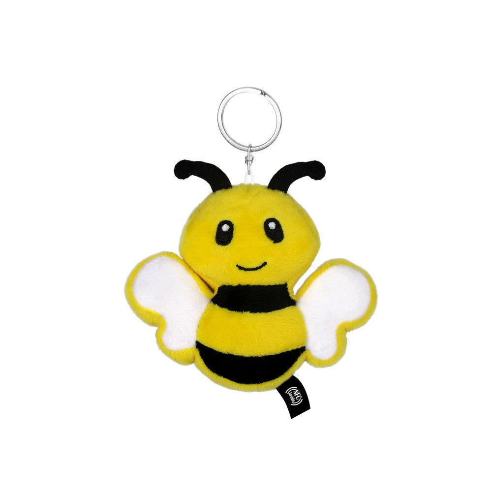 Pluszowa pszczoła RPET z chipem NFC, brelok | Zibee Winners Gadzety