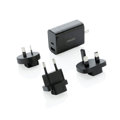 Uniwersalna ładowarka Philips 30W, adapter podróżny Winners Gadzety