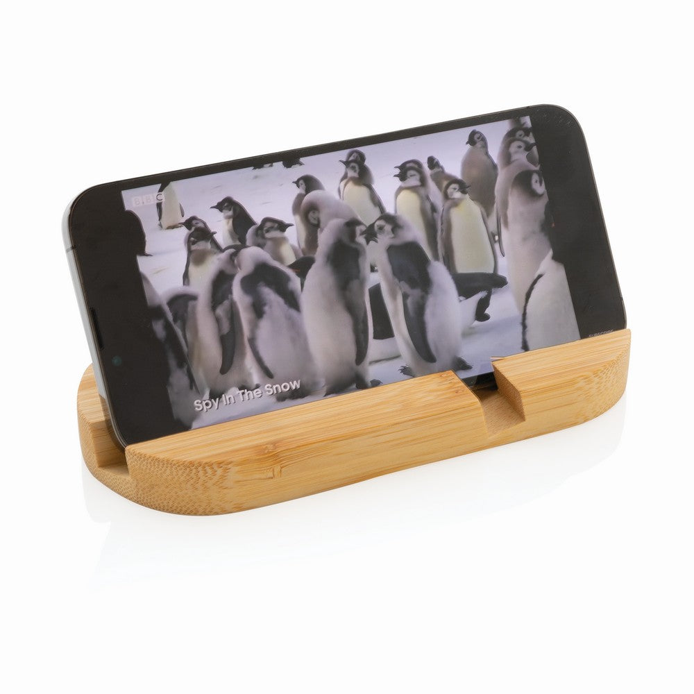 Bambusowy stojak na telefon, tablet Winners Gadzety