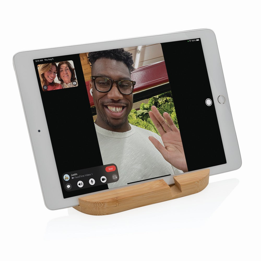 Bambusowy stojak na telefon, tablet Winners Gadzety