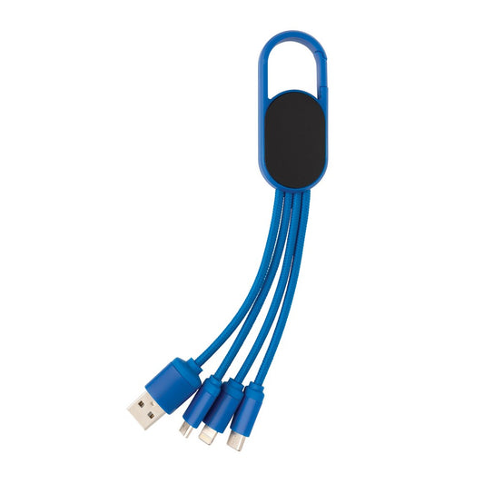 Kabel do ładowania 4 w 1 z karabińczykiem Winners Gadzety