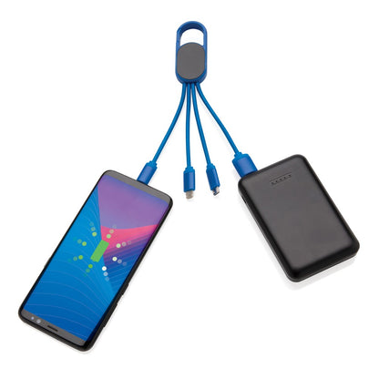 Kabel do ładowania 4 w 1 z karabińczykiem Winners Gadzety