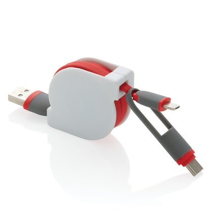 Zwijany kabel do ładowania i synchronizacji 3 w 1 Winners Gadzety