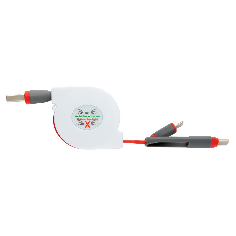 Zwijany kabel do ładowania i synchronizacji 3 w 1 Winners Gadzety