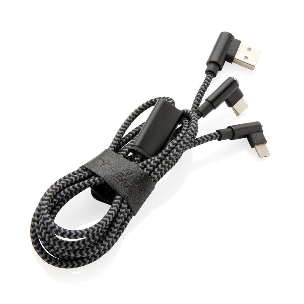 Kabel do ładowania 3 w 1 Swiss Peak Winners Gadzety