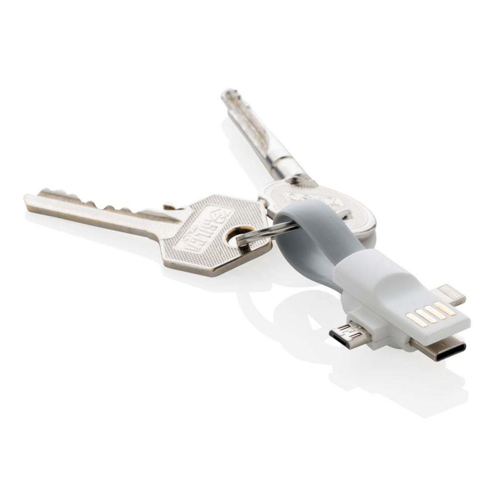Kabel do ładowania 3 w 1, brelok Winners Gadzety