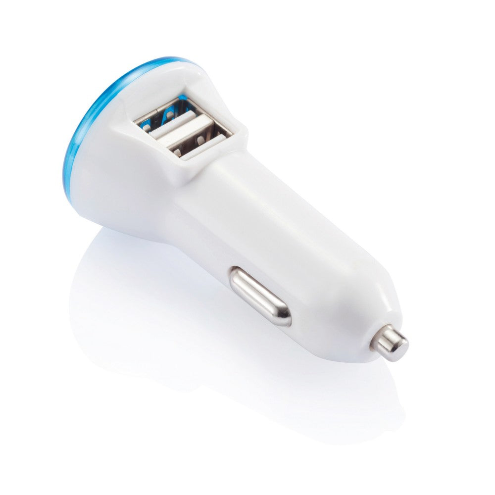 Podwójna ładowarka samochodowa USB Winners Gadzety