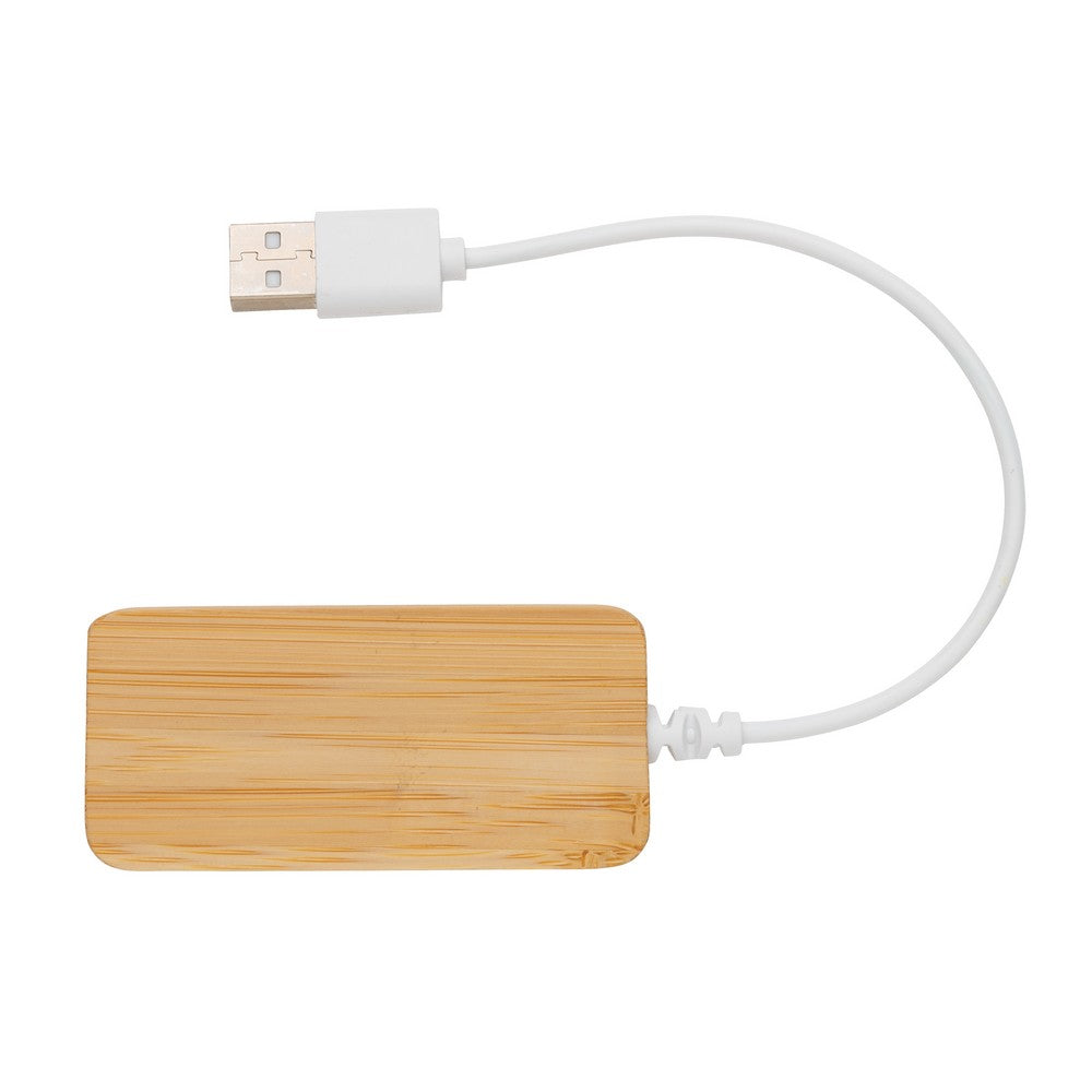 Bambusowy hub USB 2.0 z USB typu C Winners Gadzety