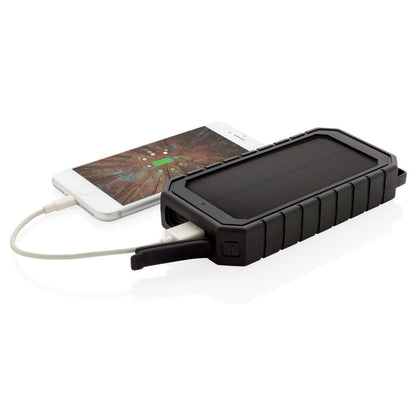Bezprzewodowy power bank 10000 mAh, ładowarka słoneczna Winners Gadzety