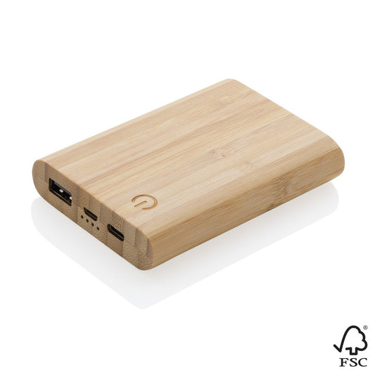 Bambusowy power bank 5000 mAh Winners Gadzety