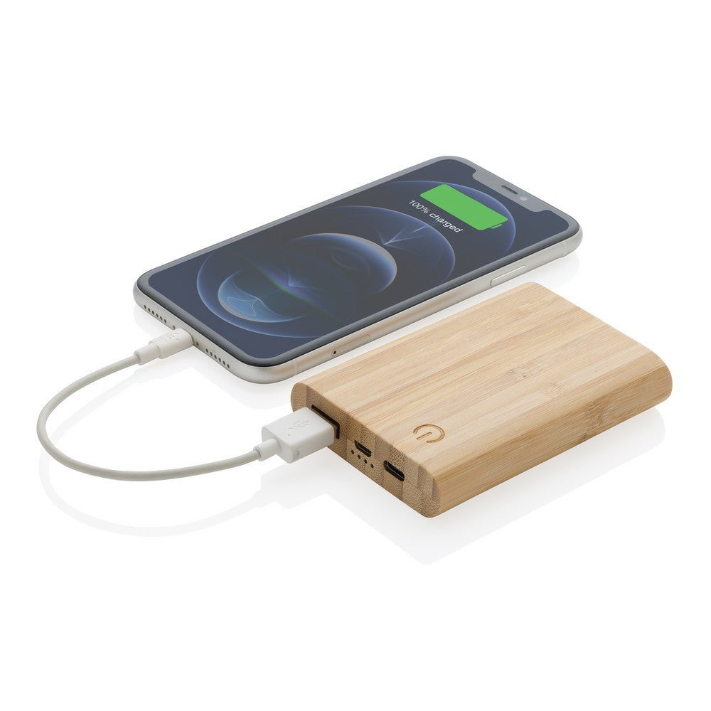 Bambusowy power bank 5000 mAh Winners Gadzety