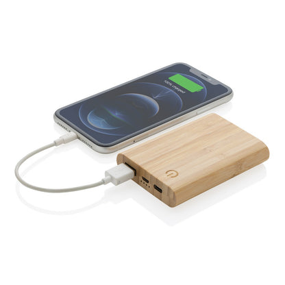 Bambusowy power bank 5000 mAh Winners Gadzety