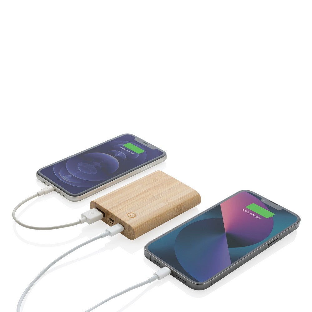Bambusowy power bank 5000 mAh Winners Gadzety