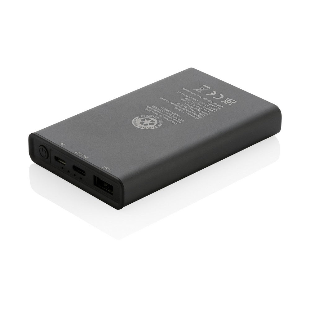 Power bank 5000 mAh Terra, aluminium z recyklingu Winners Gadzety