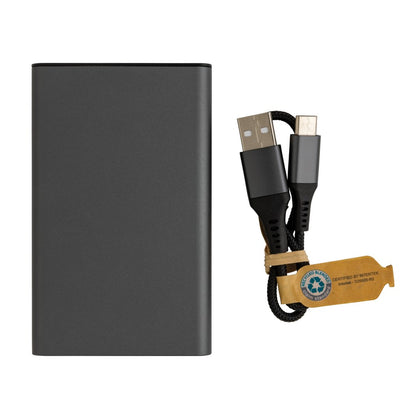 Power bank 5000 mAh Terra, aluminium z recyklingu Winners Gadzety