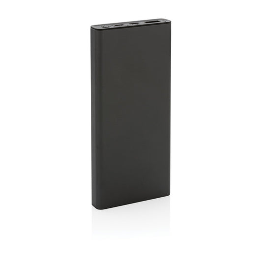 Szybki power bank 10000 mAh Terra, aluminium z recyklingu Winners Gadzety