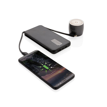 Power bank 10000 mAh ze zintegrowanym kablem 3 w 1 Winners Gadzety