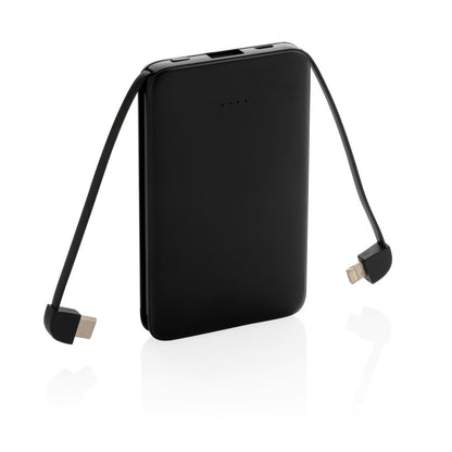 Power bank 5000 mAh, zintegrowany kabel 3 w 1 Winners Gadzety