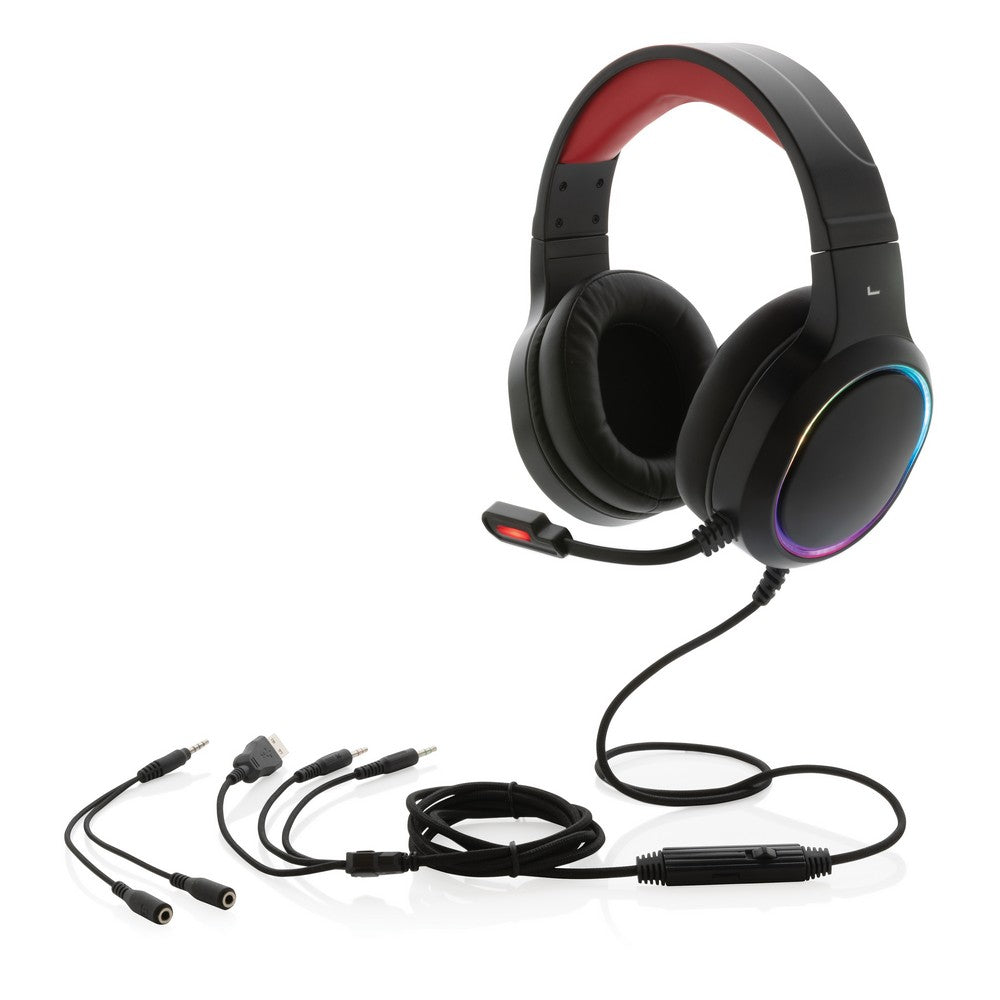 Gamingowe słuchawki nauszne RGB Gaming Hero Winners Gadzety