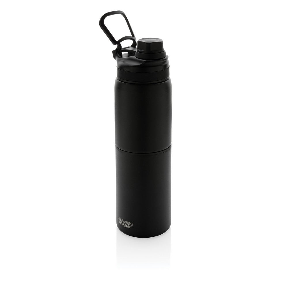 Butelka termiczna 700 ml Swiss Peak 2 w 1, kubek Winners Gadzety