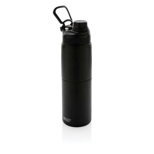 Butelka termiczna 700 ml Swiss Peak 2 w 1, kubek Winners Gadzety