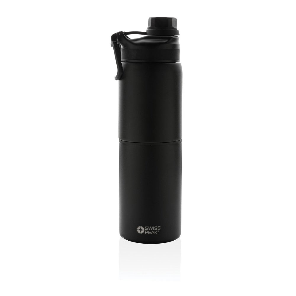 Butelka termiczna 700 ml Swiss Peak 2 w 1, kubek Winners Gadzety