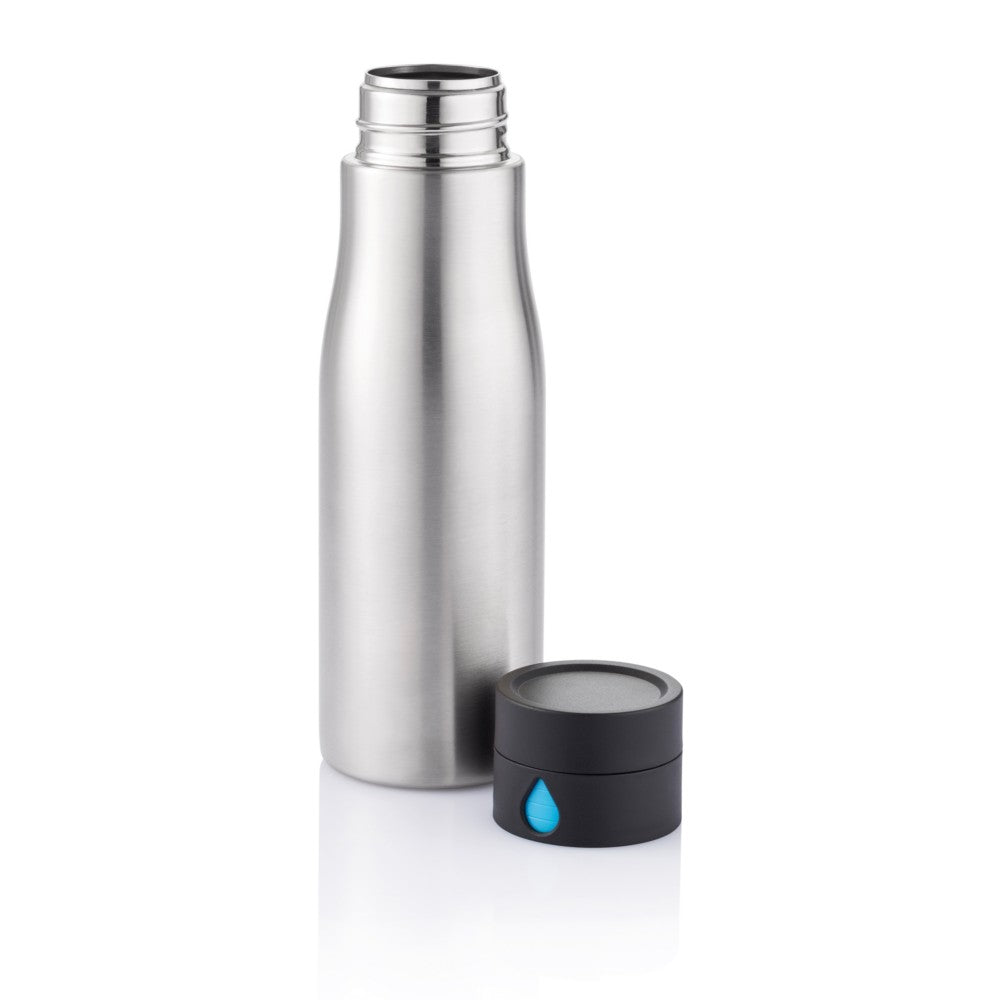 Butelka sportowa 650 ml Aqua, monitorująca ilość wypitej wody Winners Gadzety