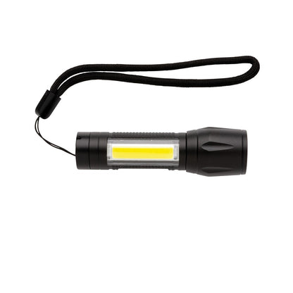 Kieszonkowa latarka LED 3W ze światłem COB Winners Gadzety