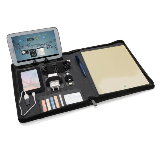 Teczka konferencyjna ok. A4, notatnik, power bank 4000 mAh Winners Gadzety