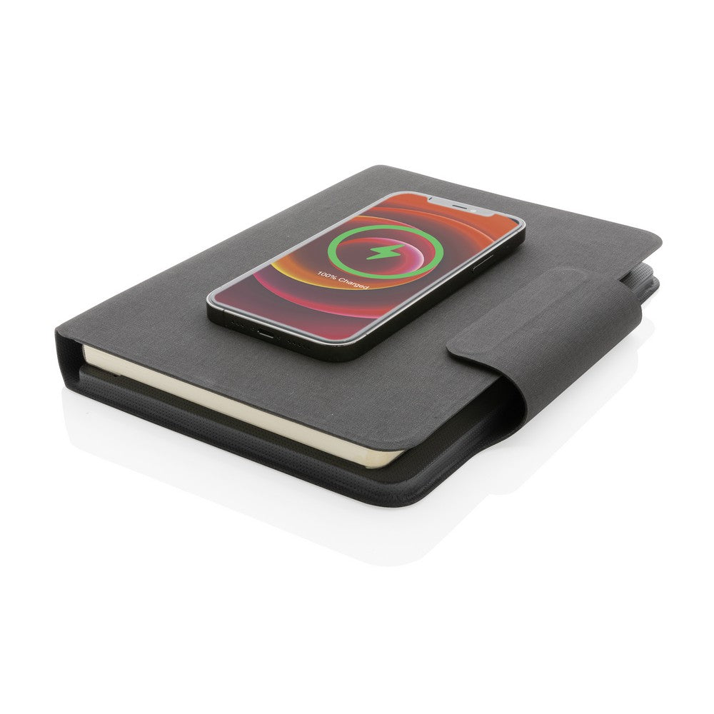 Notatnik A5, ładowarka bezprzewodowa, power bank 8000 mAh Winners Gadzety